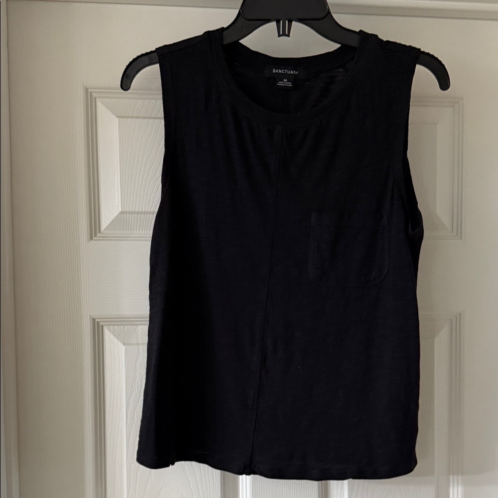 Sanctuary Women's Classic Black Sleeveless Tank Top